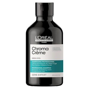 L'Oreal Chroma Crème Green Dyes Shampoo. Red neutralizer toner